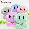 1pcs Silicone Teethers  Baby Teething Necklace Toy Elephant Food Grade Silicone Cartoon Nursing Tiny Rod 2
