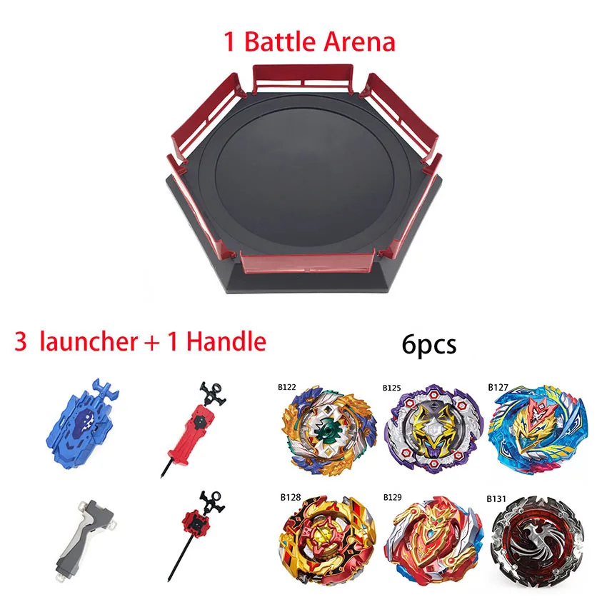 Новейший Beyblade Spin Tops Арена стадион тупи вращающийся Топ металл 4D Fusion игрушка детская пусковая установка - Цвет: 08