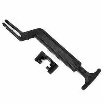 

2pc/Set Black Bonnet Hood Release Rod Lock Latch Handle 3B0823593 For VW Passat B5 B5.5 1998 1999 2000 2001 2002 2003 2004