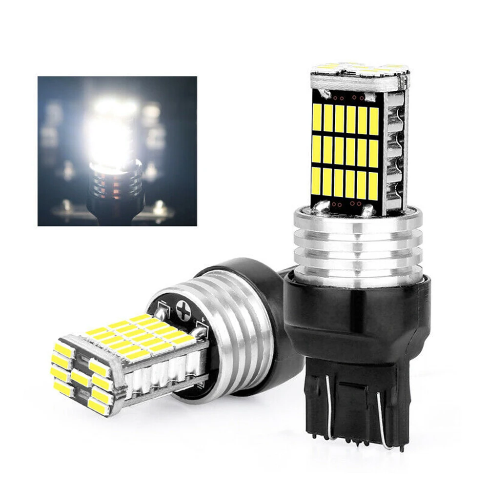 

T20 7443 45 SMD Car Turn Lights 6000K Reverse Brake Tail LED Bulb Light Waterproof Light For DC 12V Universal Car