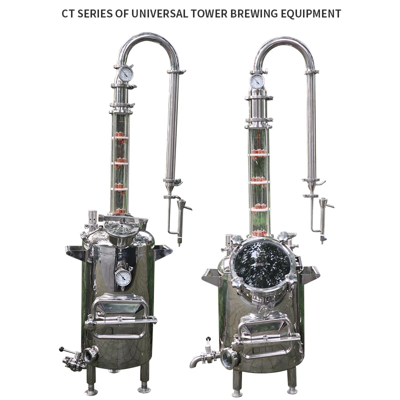 Hooloo Ct90 Ct120 Household Pure Copper Column Distillation Machine Home Brandy Brewing Distiller Brewer Machinery Distillers Aliexpress
