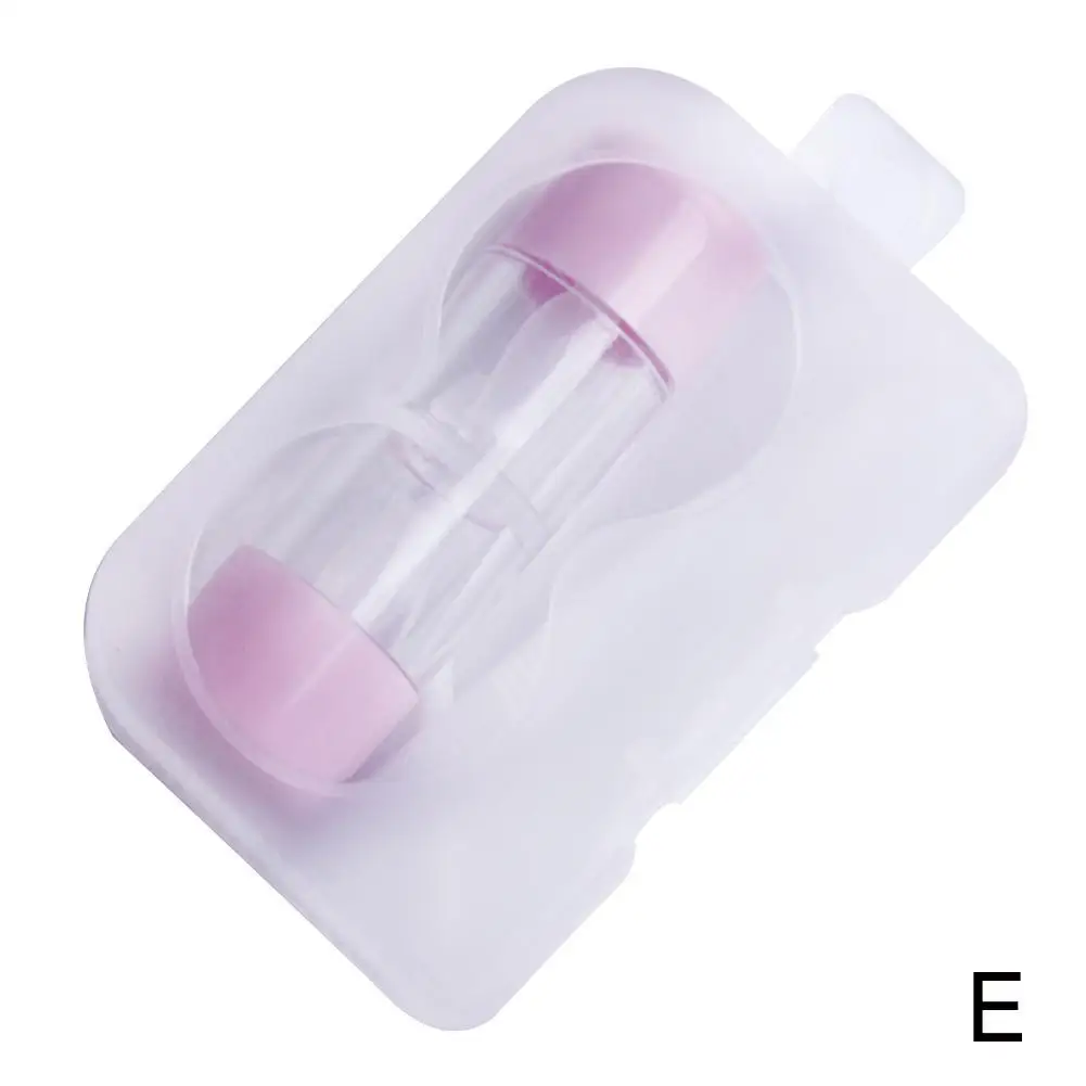 Милый портативный чехол для хранения контактных линз, Дорожный Чехол для очков, сумка, контейнер, держатель, не включает контактные линзы - Цвет: pink