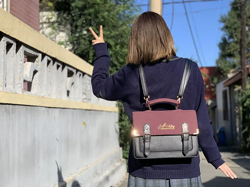 2022 Lolita bag Japanese school Uniforms Cute Ita bag Lolita JK SchoolBag for college Student Women Handbag Anime Shoulder Bag