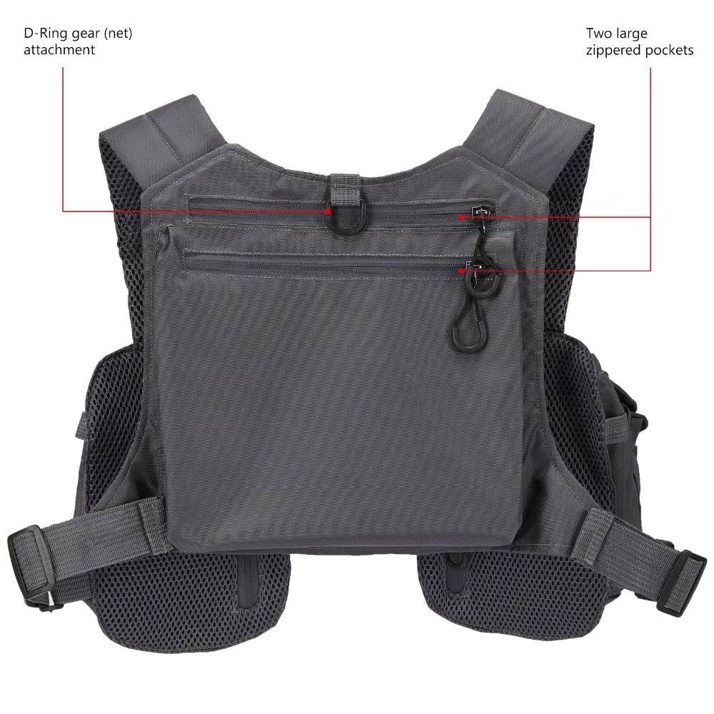 6 fishing vest