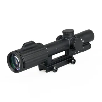 

1-6X24 Cross Concentric Rifle Hunting Riflescope Tactical Optical Sight Illuminated R&G Rifle Sniper Scope