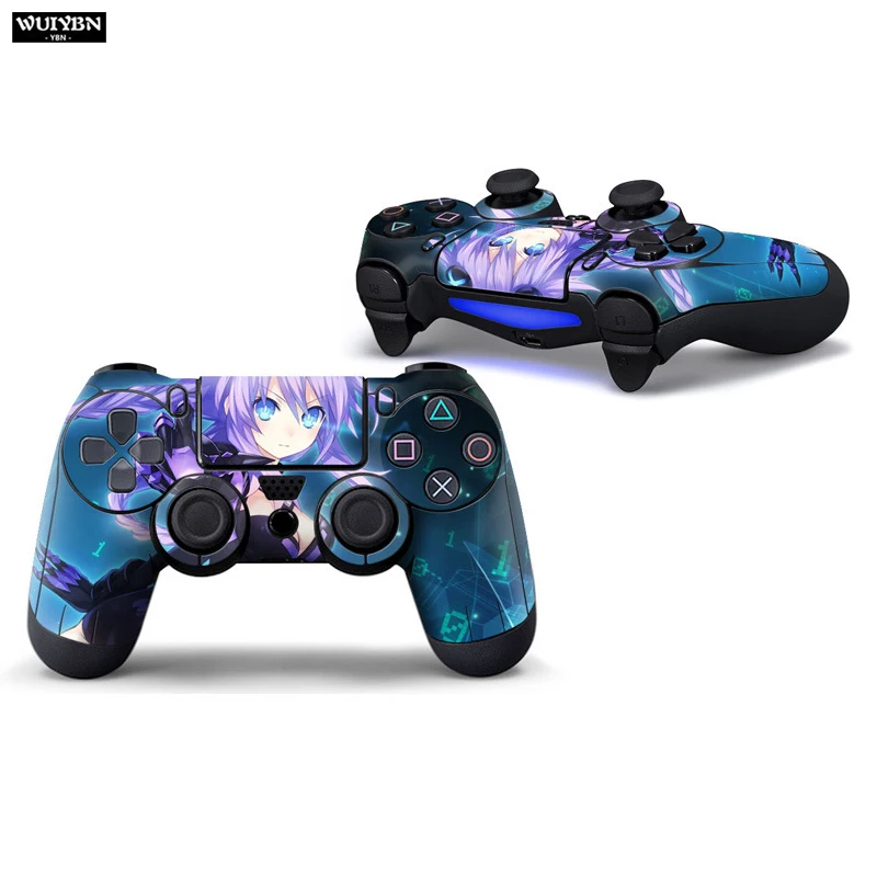 WUIYBN PS4 наклейка тонкий геймпад для PS4 контроллер SONY Dualshock 4 Playstation 4 аксессуары контроллер наклейка КОЖА