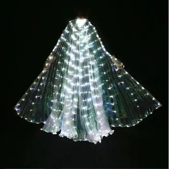 

Girl Kids LED 360 Degree Belly Dance Isis Wings Luminous Butterfly Glow Wings