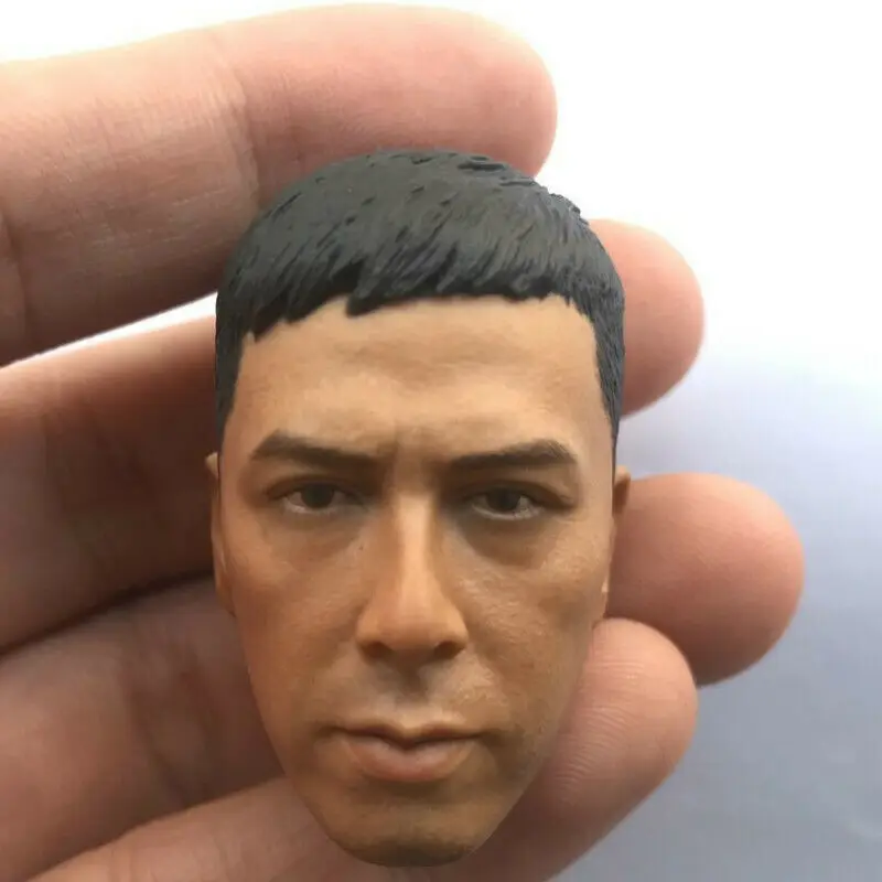 Пользовательские 1/6 весы Ip Man4 старый Донни Йен голова лепить крыло Чунь кунгфу