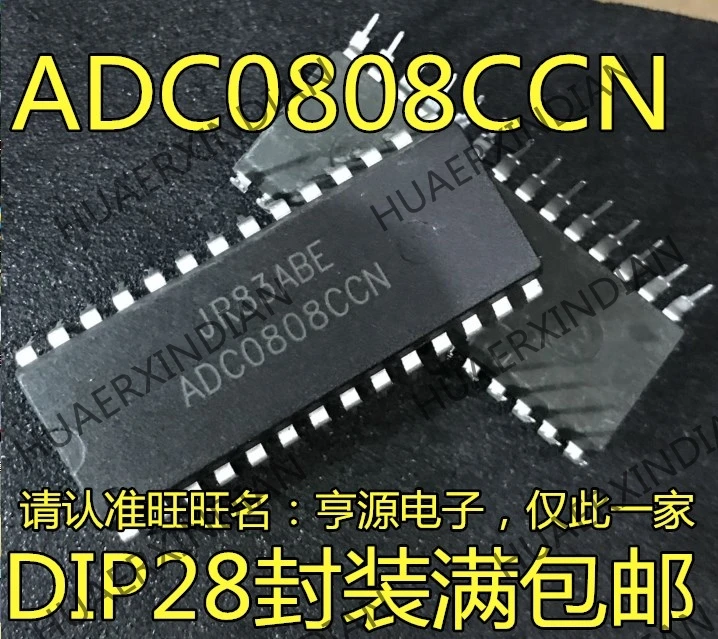 10 шт./лот ADC0808 ADC0808CCN DIP-28 8 в
