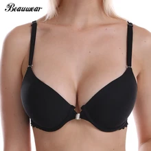 Beauwear, бюстгальтер с застежкой спереди для девочек, кружевной бюстгальтер-борцовка, бюстгальтер для красоты, бюстгальтер с чашечками A, B, C, гладкое нижнее белье с цветочным рисунком, Femme