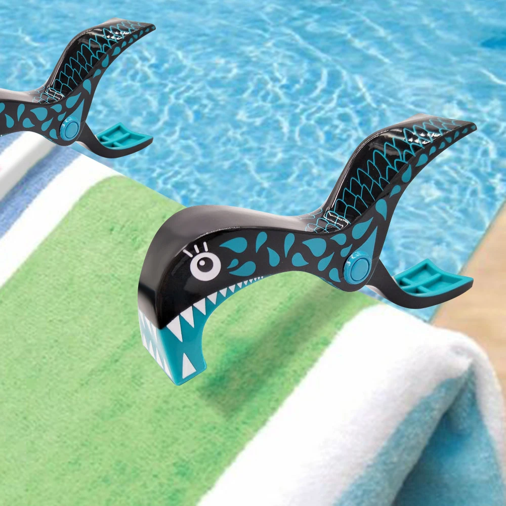 Stronging Plastic Color Clips Animal Type Beach Towel Clamp To prevent the wind Clamp Clothes Pegs Drying Racks Retaining Clip