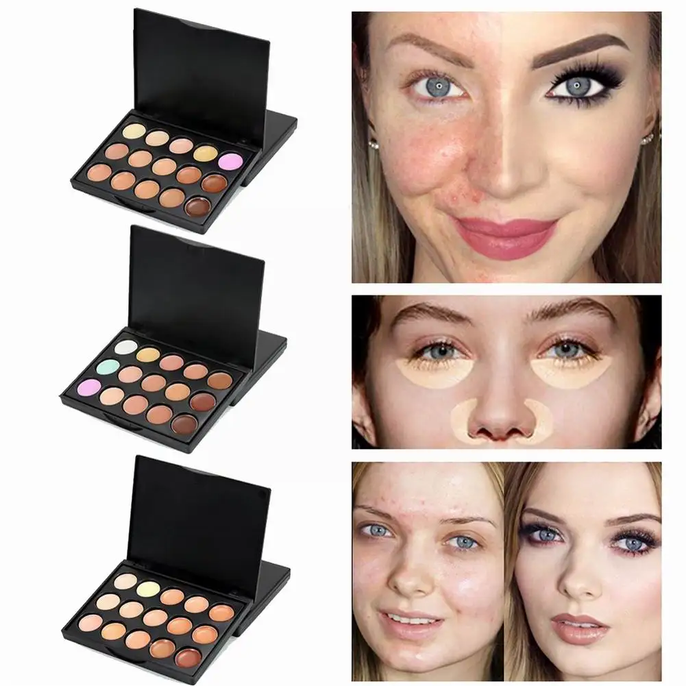 166069-8ba704.jpg Face Concealer Makeup Professional 10 15 Colors Foundation Facial Cream Palettes Cosmetic Contouring Makeup 60 Colors