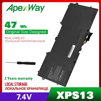 

Apexway 7.4v 6 cell Battery For dell Studio XPS13 XPS 13 1340 312-0773 P891C T555C T561C P891C