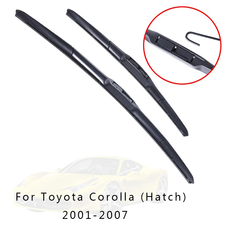 2001 - 2007 (Hatch) Winshield Стеклоочистители Лезвия для автомобилей toyota corolla wagon/хэтчбек/салон/Verso стеклоочиститель автомобильные аксессуары оптом - Цвет: 2001 - 2007 (Hatch)