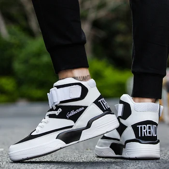 

Men High Top fashion Sneakers Men's Vulcanized Shoes Trend Comfortable Men Casual Shoes Outdoor Non-slip Shoes tenis masculino