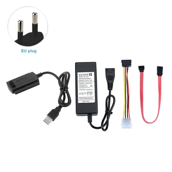 

Durable Adapter Cable Connector Universal SATA USB 2.0 To IDE For Hard Drive Stable Plug And Play Computer Professional