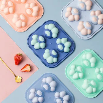 

Hole Silicone Ice Cream Mould Ice Cube Tray Popsicle Barrel Diy Mold Dessert Ice Cream Mold with Popsicle Stick Shape