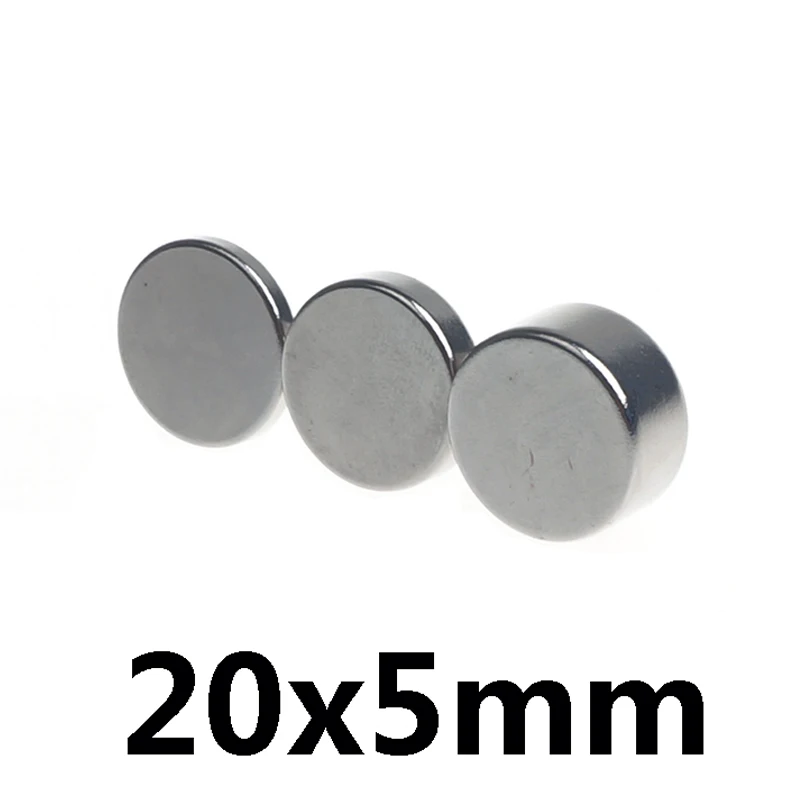 

15/30/50Pcs Neodymium Magnet 20mmx5mm N35 NdFeB Permanent Small Round Super Powerful Strong Magnetic Magnets Disc 20*5mm