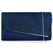 Однотонная шелковая наволочка, вечерние сумки, женская свадебная сумка, роскошные банкетные сумки на плечо, Синий элегантный клатч, сумочка