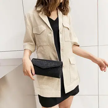 

New Fashion Sequin Handbags Messenger Delicate Bags Women Shoulder Crossbody Solid Color Chain Handbag Dinner Party Clutch