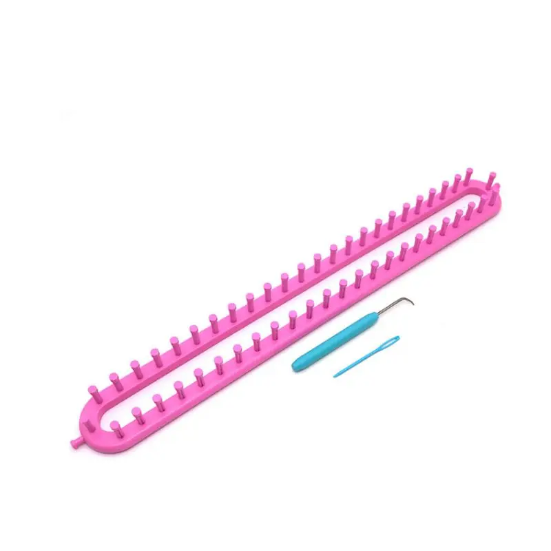 4 Size Long Knitter Knitting Loom Kit Needles Hook Sewing Tool for Shawl Scarf High Quality and Brand New