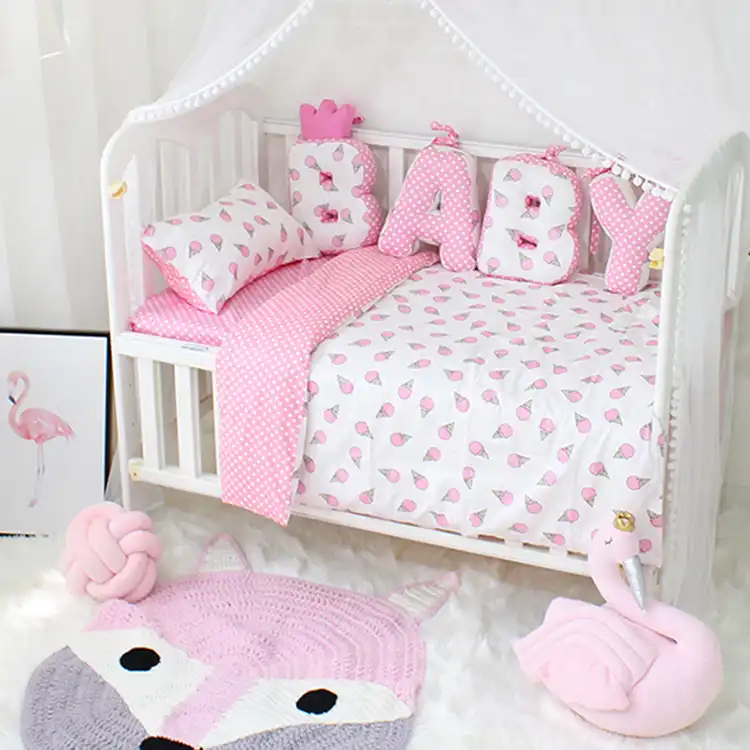 baby bed cover set