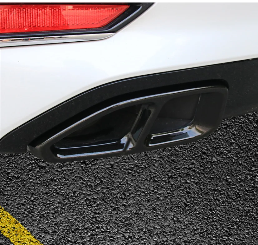 

Car Exhaust Pipe Decoration Cover Auto Exterior Stainless Steel Protection Modification Accessories For BMW 3 Series G20 G28 325