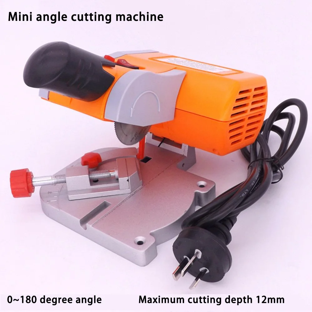 TOP Mini Cut-off 0~45° Miter Saw Steel Blade 6000RPM 2" Cutting Machine Bench 