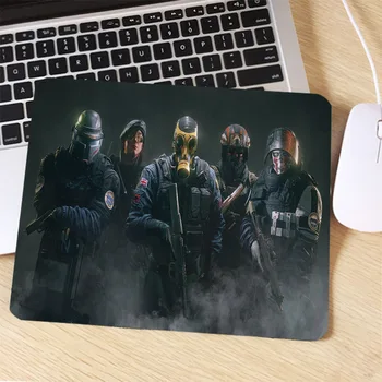 

XGZ Rainbow Six Siege game mousepad computer desk pc keyboard mousepad small size rubber carpet mat support to map customization