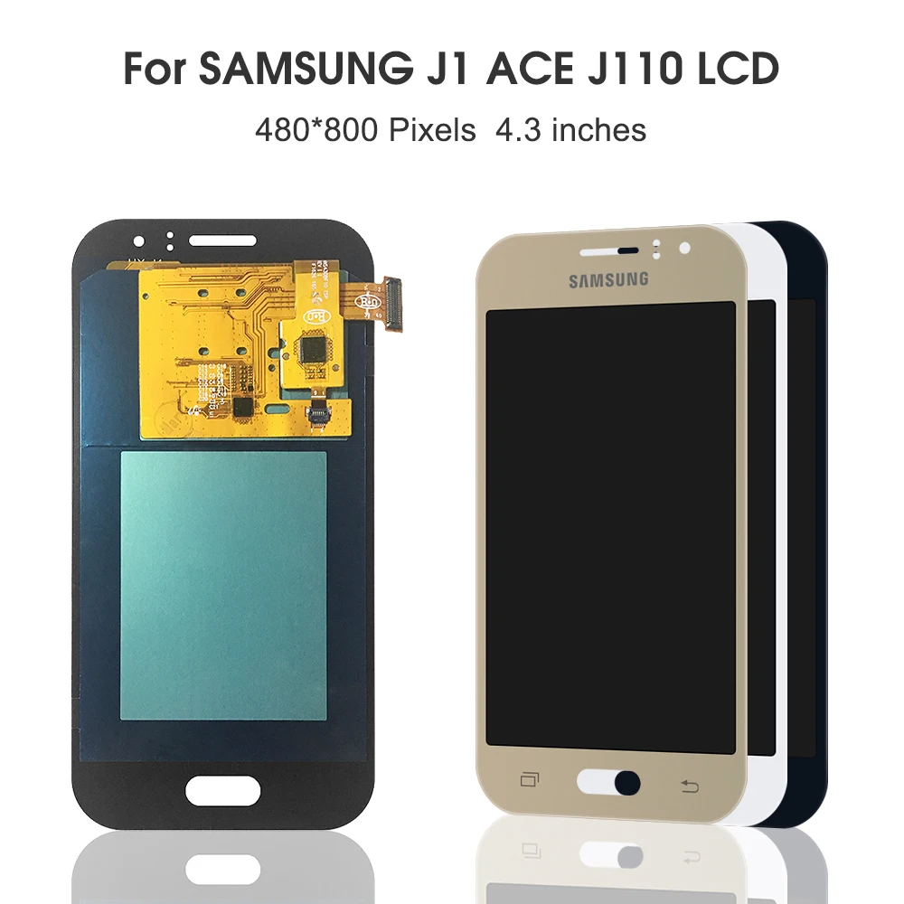 4,3 '' ЖК-дисплей для samsung J1 Ace J110 дисплей сенсорный дигитайзер сборка Repalcement для samsung SM-J110F J110H J111FN ЖК-дисплей