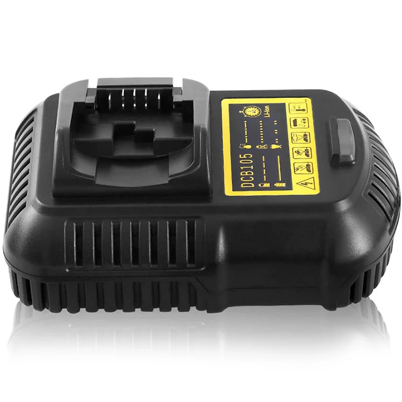 Cordless Power Tools Li-Ion Battery Charger For Dewalt 14.4V 18V 20V Dcb101 Dcb200 Dcb140 Dcb105 Dcb2(Us Plug