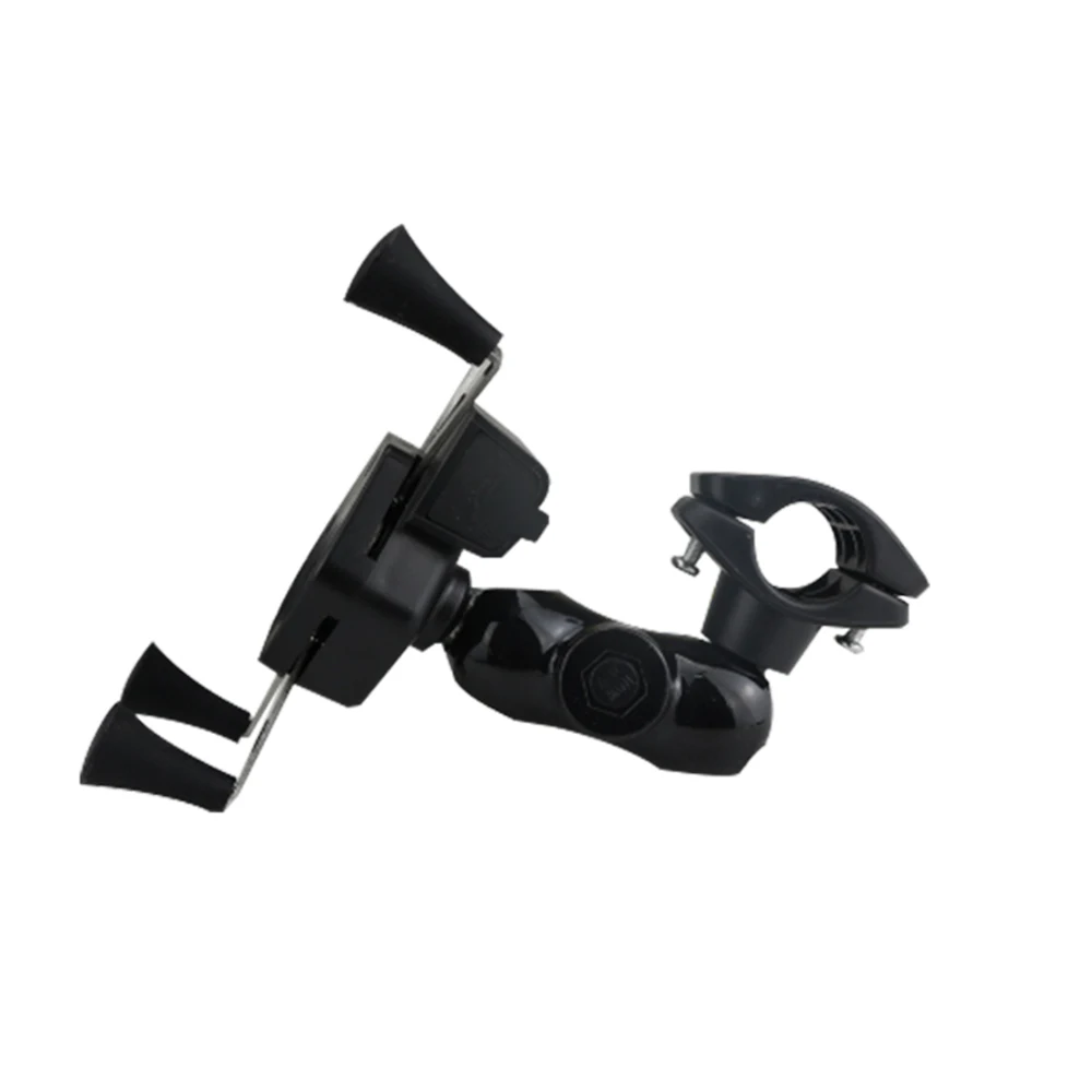 

Motorcycle Bike Mobile Phone Stand Holder With USB Charger Socket X Type Phone Mount Bracket For Samsung iPhone High Quality