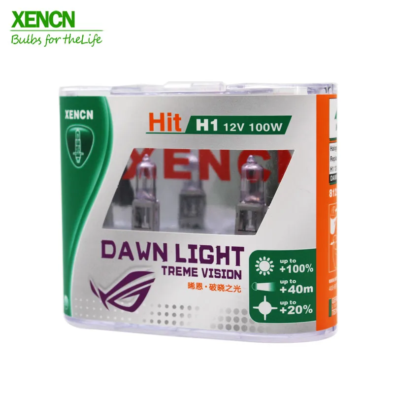

XENCN H1 12V 100W P14.5s 3800K Second Generation Dawn Light Replace Upgrade Car Headlights Super Bright Halogen Auto Bulbs 2PCS