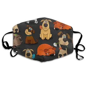 

Winter Norse Warmer, Comfortable Two Layer Cute Bulldog Corgi and Pet Dogs Anti Dust Face Mask Cover Mouth for Adults and Teens