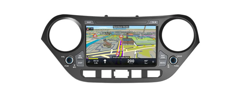 Top ZaiXi Auto Radio 2 Din Android Car Player For Hyundai Xcent 2013~2019 GPS Navigation BT Wifi Map Multimedia system Stereo 3