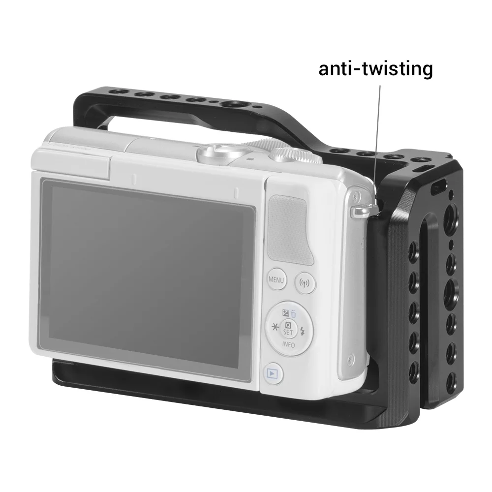 SmallRig M100 клетка с интегрированным сцеплением для цифровой однообъективной зеркальной камеры Canon EOS M100 DSLR Камера клетка с ARRI отверстие/Железнодорожный вокзал-2382