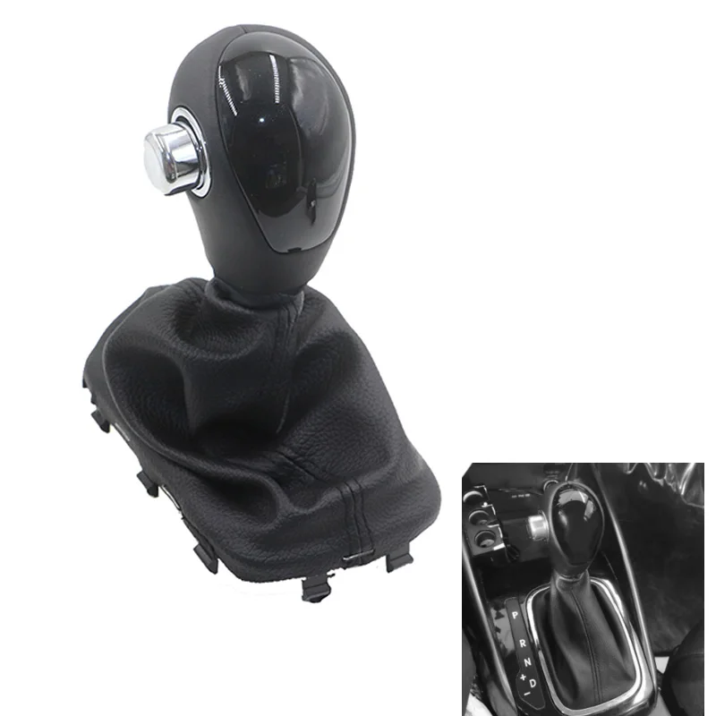 

Automatic AT Gear stick shift knob gearbox shift knob boot For KIA Forte Koup 2009-2013 Gearbox handle gear lever knob