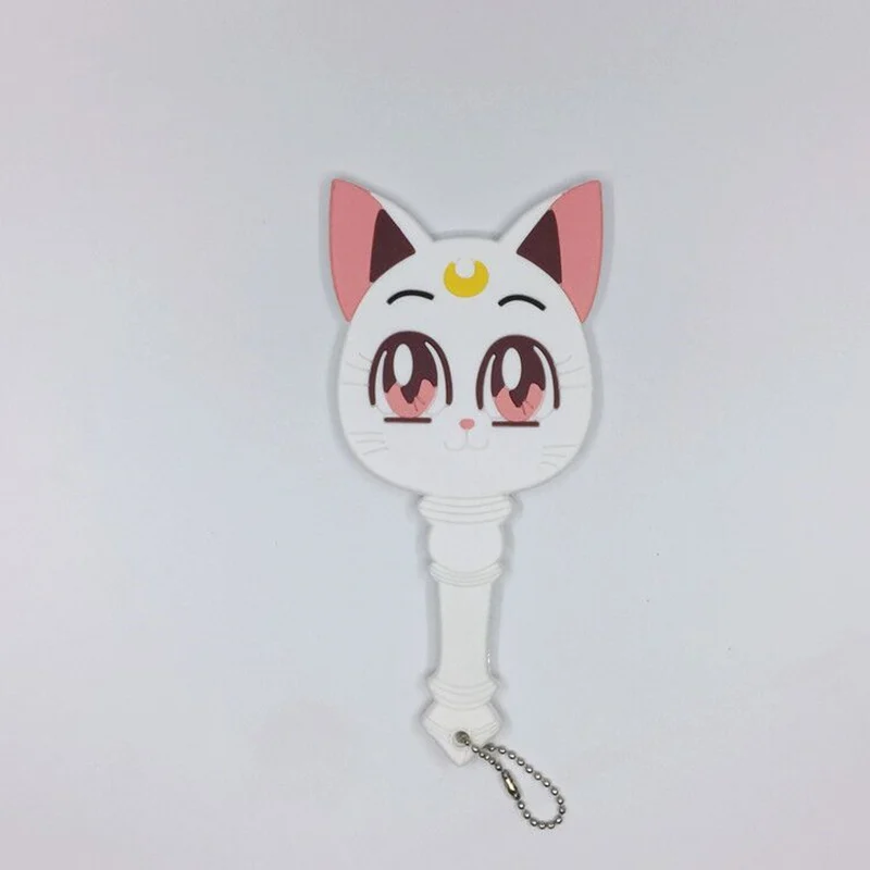 Чехол для карт с рисунком из аниме Сейлор Мун Луна палочка девочек кошка зеркало