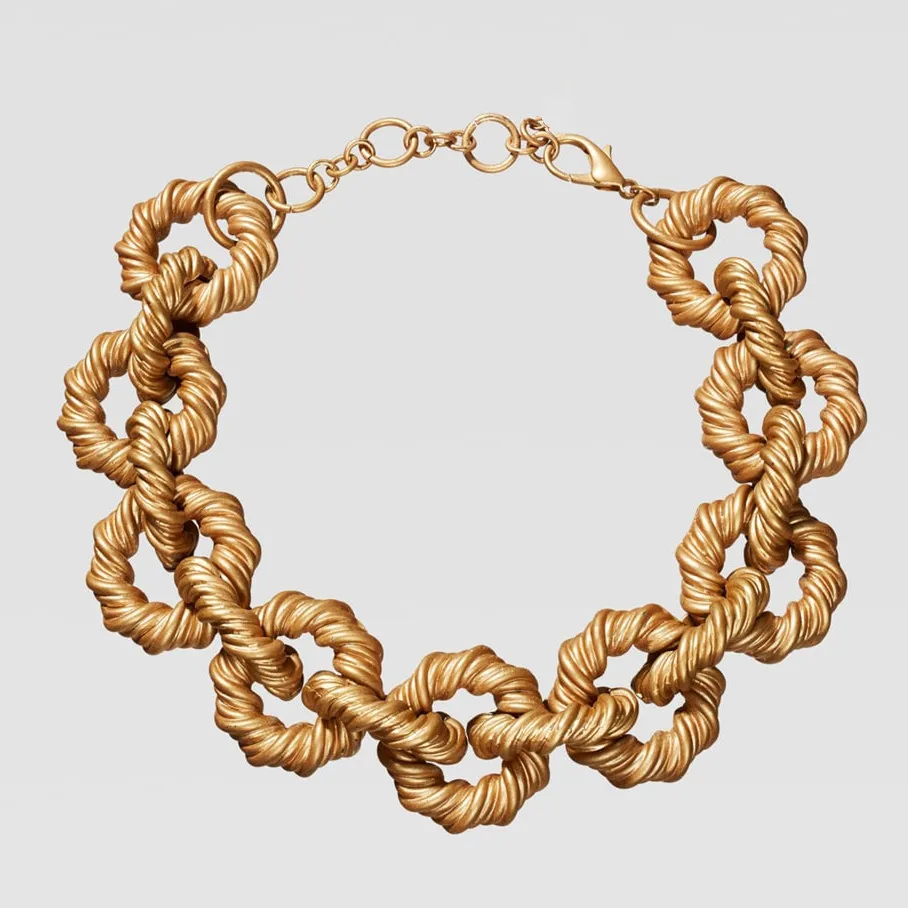 Лучшее женское винтажное ожерелье из черепахового дерева и смолы в стиле панк, ограниченное количество, разноцветное металлическое ожерелье в подарок - Окраска металла: 4