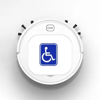 

1800Pa Multifunctional Smart Floor Cleaner,3-In-1 Auto Rechargeable Smart Sweeping Robot Vacuum Cleaner Strong Handicap Symbol