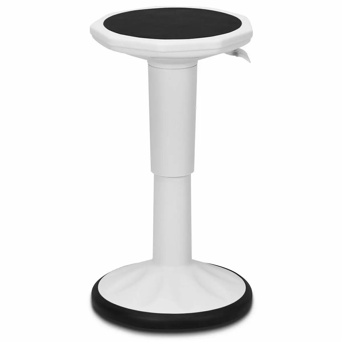 

Costway Wobble Chair Height Adjustable Active Learning Stool Sitting Home Office White