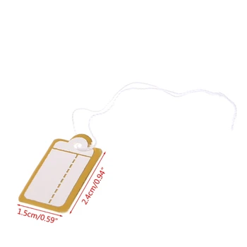 

Personalised Hand Written Blank DIY String Gift Label Price Tag Paper Material