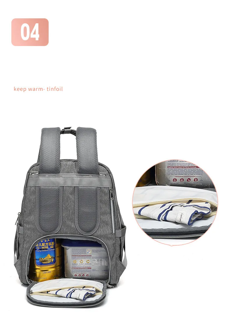Перезаряжаемые рюкзак Mommy Bag застежка-молния для беременных сумка Детская сумка для подгузников детские коляски для мамы, сумка для подгузников рюкзак
