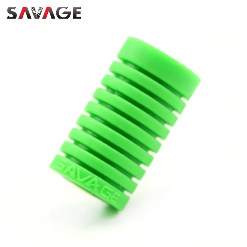 Universal Foot-Operated Left Shift Lever Foot Pad Pedal Toe Peg Cover Motorcycle Accessories Silica Gel Black/Blue/Red/Green