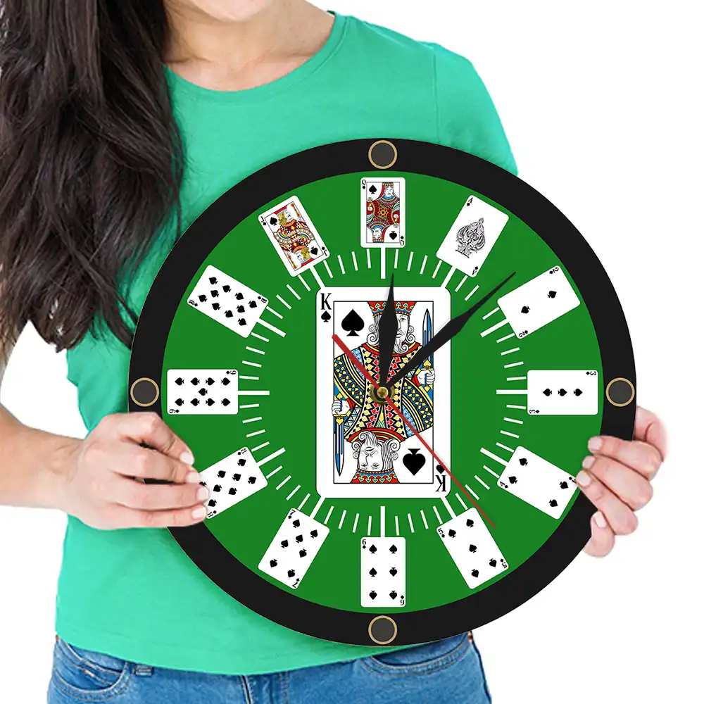 reloj juego de cartas