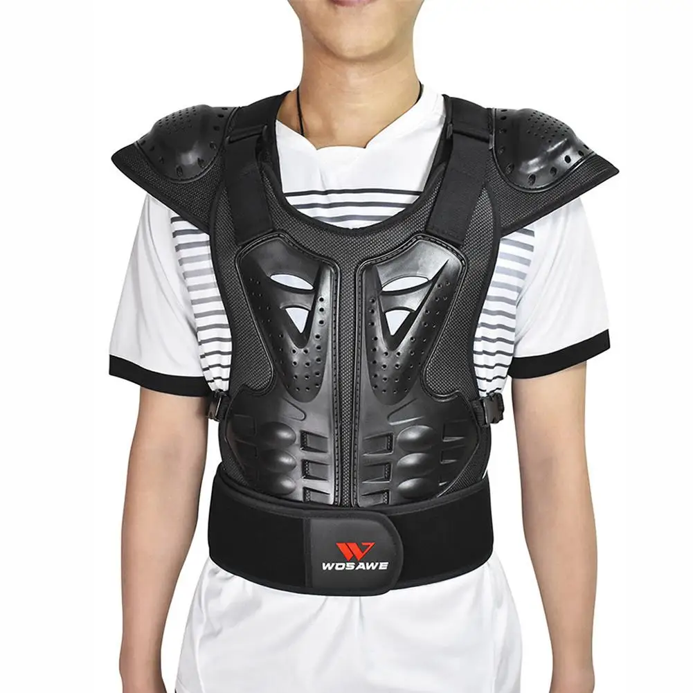 Bike Vest Adult Protective Removable Vest Chest Spine Protector Armor
