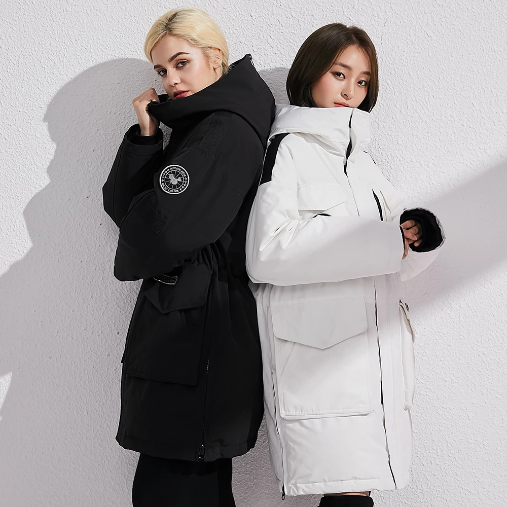 YAYA 2020 Winter Women's European Style Big Pocket