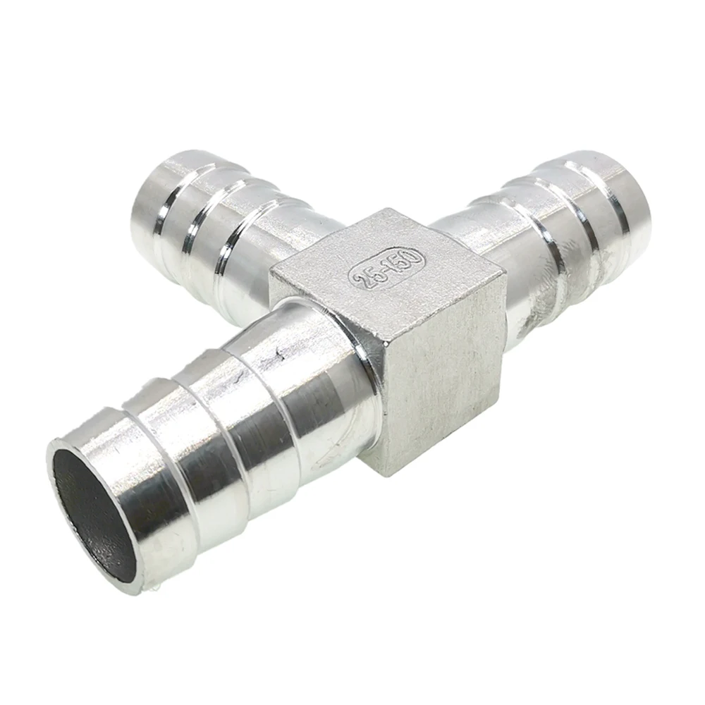 4/6/8/10/12/13/14/15/16/20/25 мм Hose Barb Tee Y Shape 3 Way Splicer Splitter 304 Нержавеющая вода газ