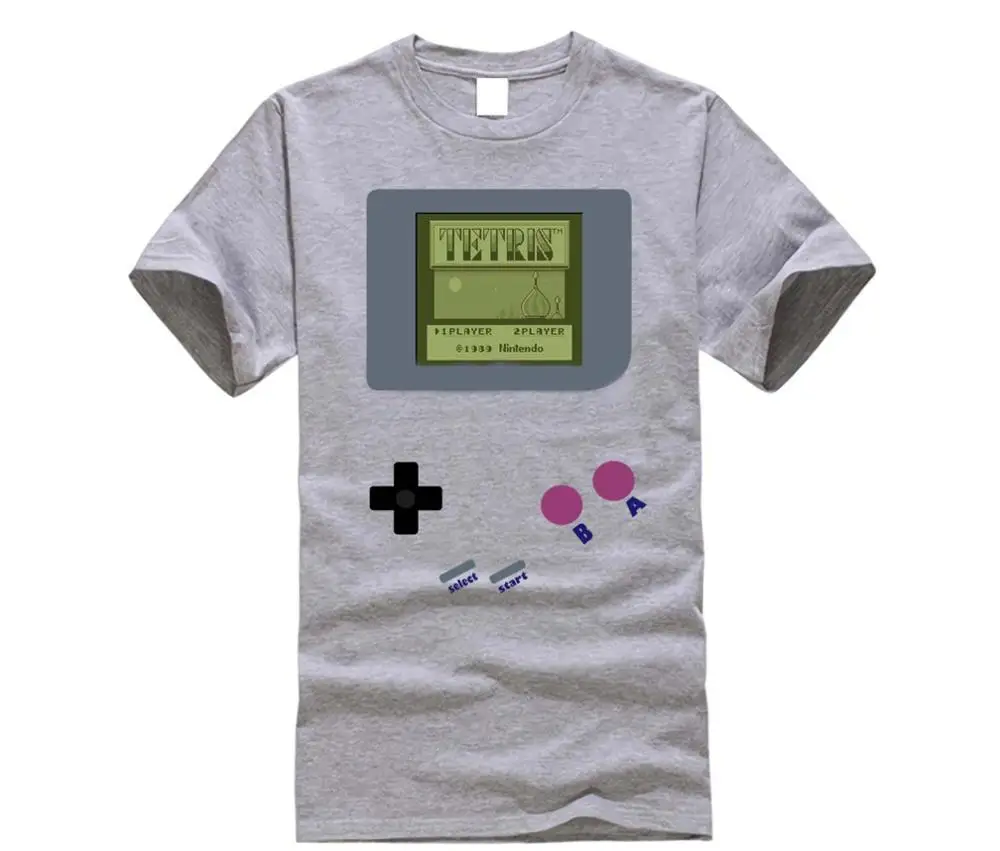 

Gameboy T Shirt Tetris Retro Zelda Mario Vintage Old Console Gaming Cool Casual Pride T Shirt Men Unisex New Fashion