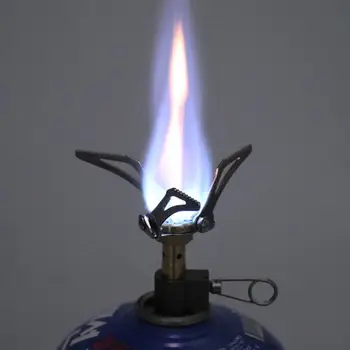 

Stainless Steel Folding Gas Stove Furnace Head 3000W Power Ultra-light Integrated Stove Heads for Outdoor Cooking Picnic